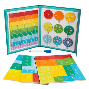 Libro para profesor de matemáticas | Leer fracciones de forma lúdica - Libro educativo de matemáticas para niños